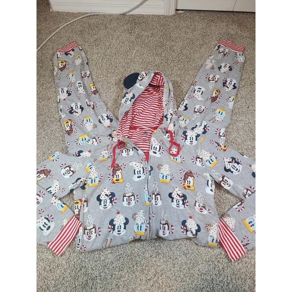 Disney Parks Mickey & Friends Adult Pajamas Onesie Small - Picture 2 of 6